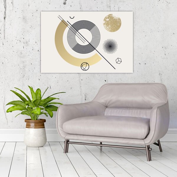 Slika - Geometrijski oblici N⁰2 (90x60 cm)