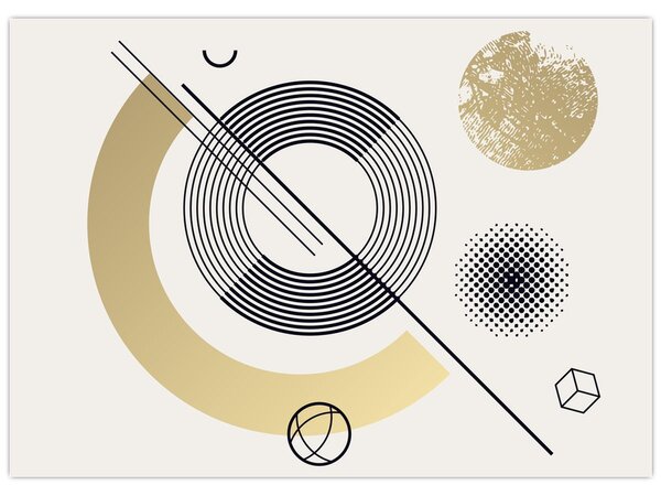 Slika - Geometrijski oblici N⁰2 (70x50 cm)