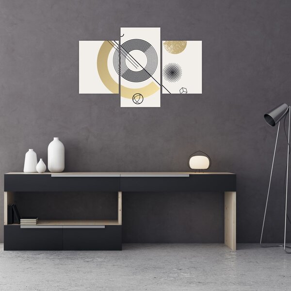 Slika - Geometrijski oblici N⁰2 (90x60 cm)