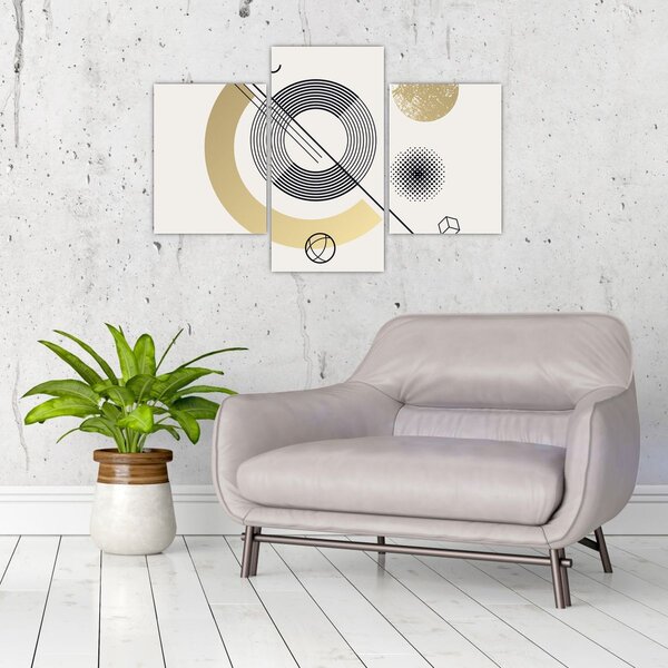 Slika - Geometrijski oblici N⁰2 (90x60 cm)