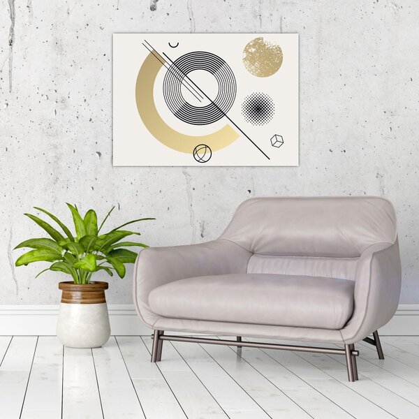 Slika - Geometrijski oblici N⁰2 (70x50 cm)