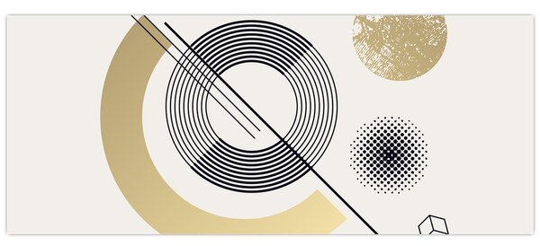 Slika - Geometrijski oblici N⁰2 (120x50 cm)