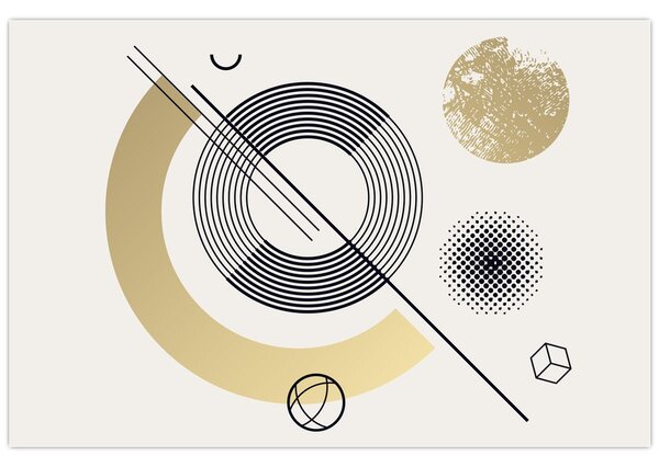 Slika - Geometrijski oblici N⁰2 (90x60 cm)
