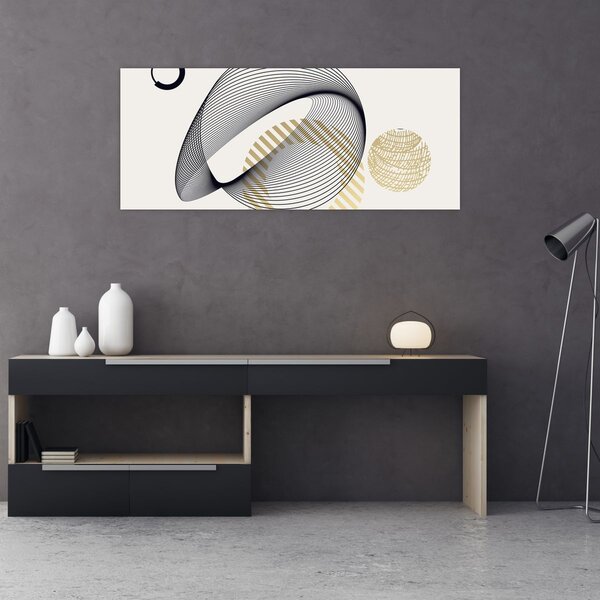 Slika - Geometrijski oblici N⁰3 (120x50 cm)