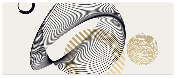 Slika - Geometrijski oblici N⁰3 (120x50 cm)