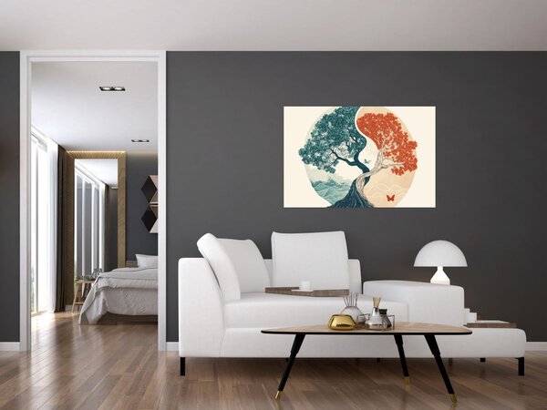 Slika – Drvo puno energije (90x60 cm)