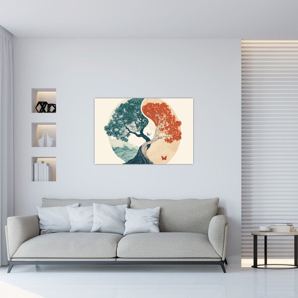 Slika – Drvo puno energije (90x60 cm)