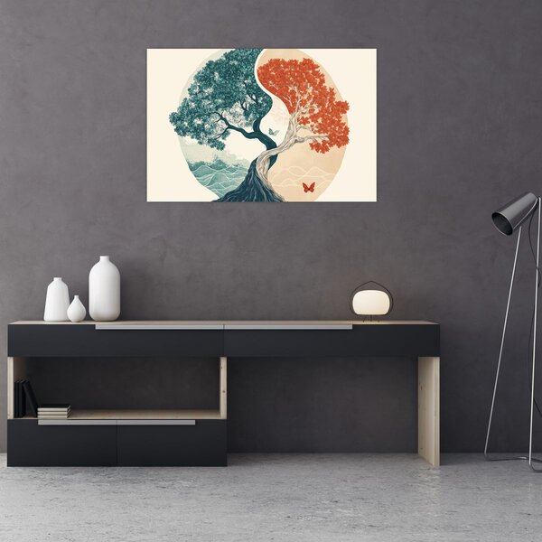 Slika – Drvo puno energije (90x60 cm)