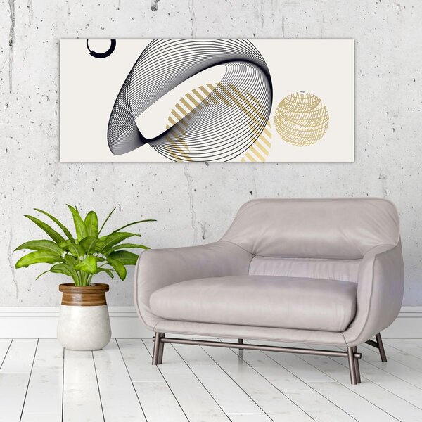 Slika - Geometrijski oblici N⁰3 (120x50 cm)