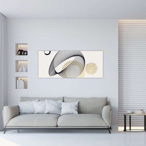 Slika - Geometrijski oblici N⁰3 (120x50 cm)