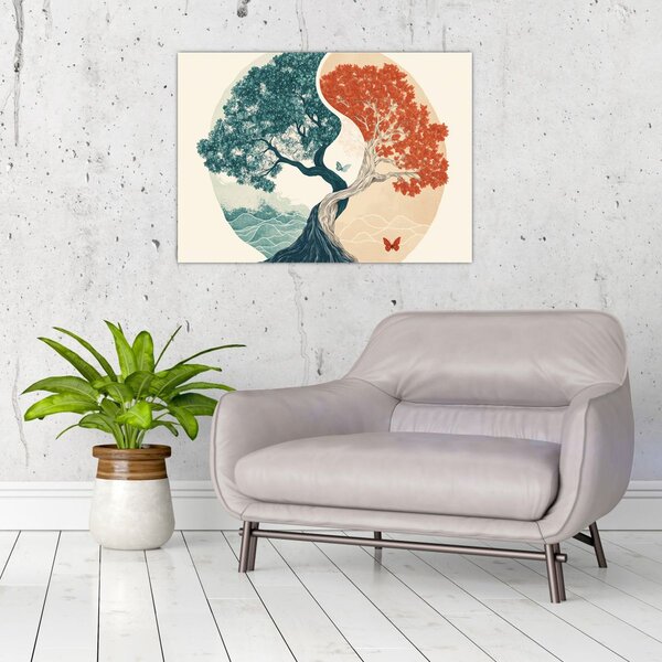 Slika – Drvo puno energije (70x50 cm)