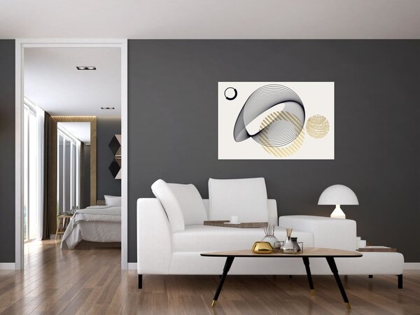 Slika - Geometrijski oblici N⁰3 (90x60 cm)