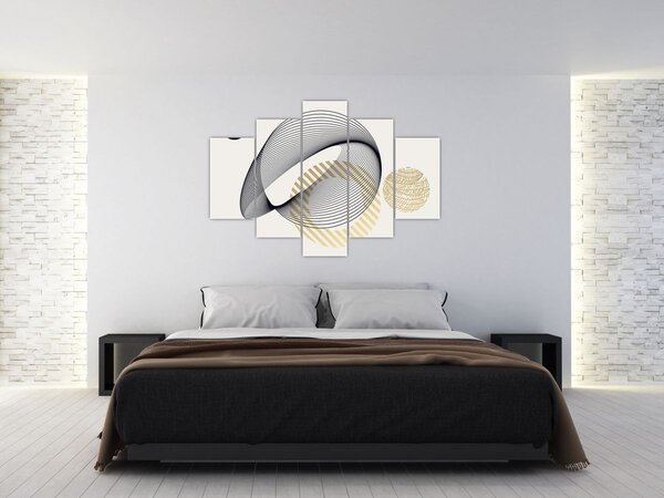 Slika - Geometrijski oblici N⁰3 (150x105 cm)