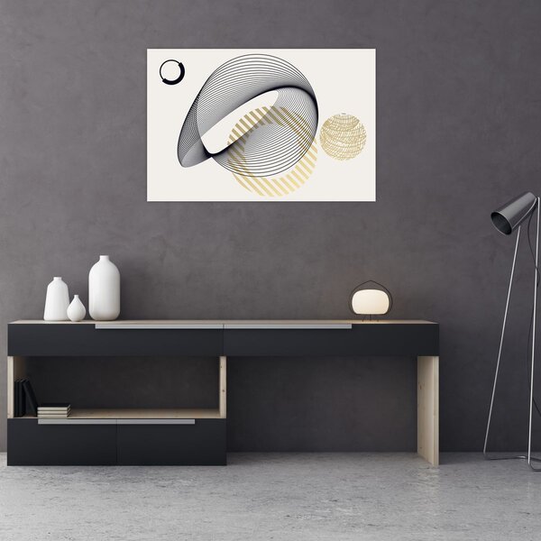 Slika - Geometrijski oblici N⁰3 (90x60 cm)