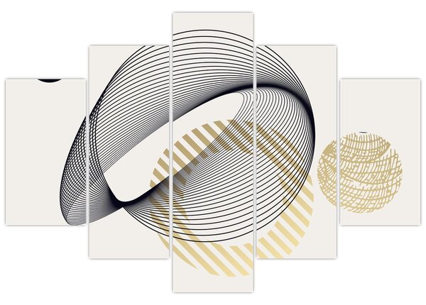 Slika - Geometrijski oblici N⁰3 (150x105 cm)