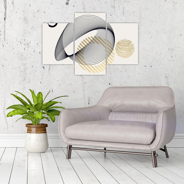 Slika - Geometrijski oblici N⁰3 (90x60 cm)