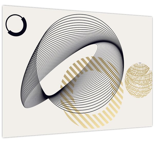 Slika - Geometrijski oblici N⁰3 (70x50 cm)
