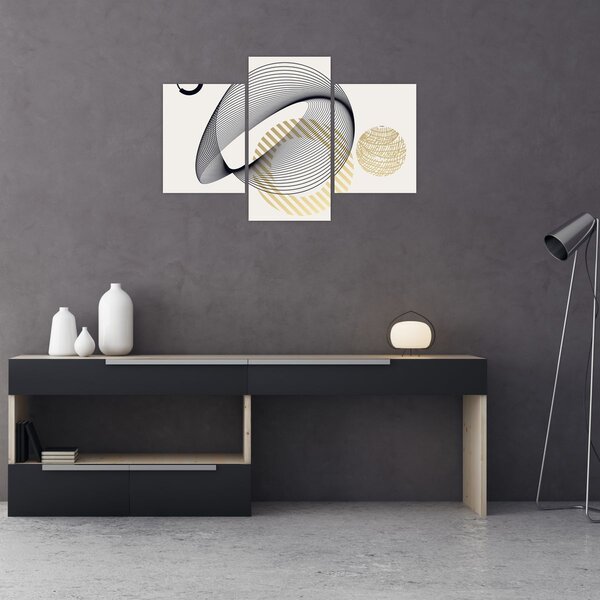Slika - Geometrijski oblici N⁰3 (90x60 cm)