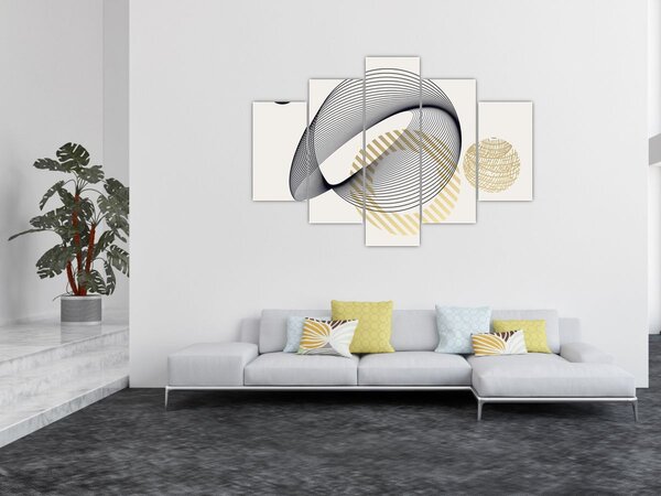 Slika - Geometrijski oblici N⁰3 (150x105 cm)
