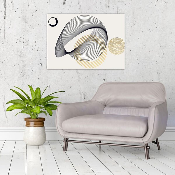 Slika - Geometrijski oblici N⁰3 (70x50 cm)