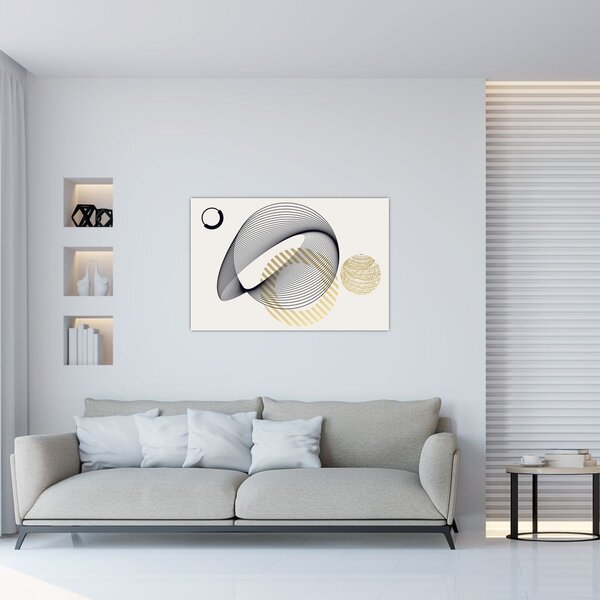 Slika - Geometrijski oblici N⁰3 (90x60 cm)