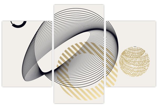 Slika - Geometrijski oblici N⁰3 (90x60 cm)