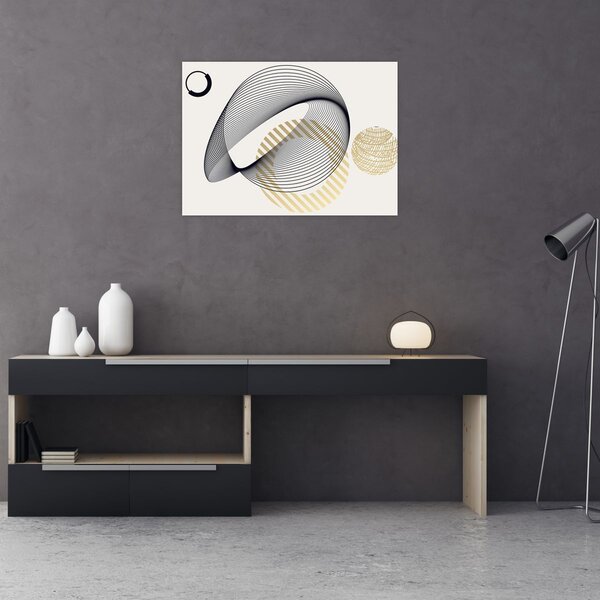 Slika - Geometrijski oblici N⁰3 (70x50 cm)