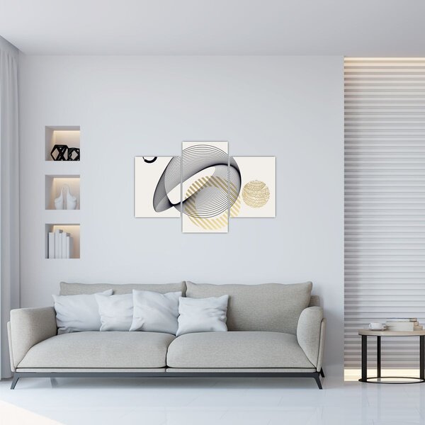 Slika - Geometrijski oblici N⁰3 (90x60 cm)