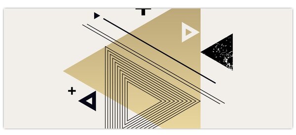 Slika - Geometrijski oblici N⁰4 (120x50 cm)