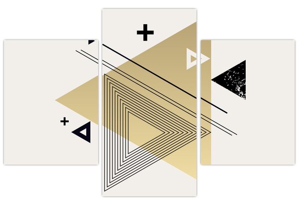 Slika - Geometrijski oblici N⁰4 (90x60 cm)