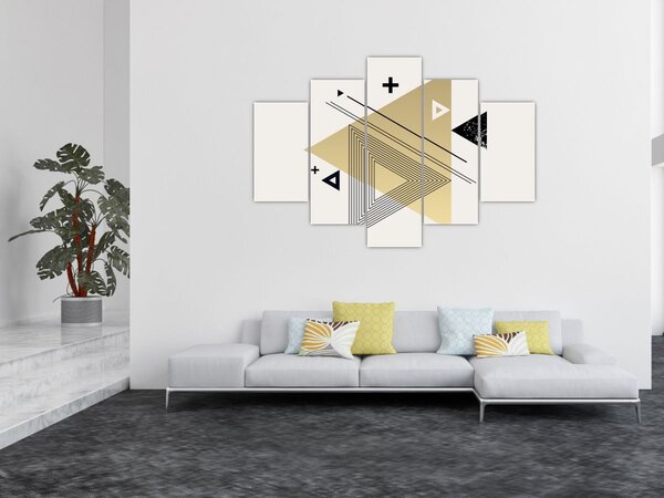 Slika - Geometrijski oblici N⁰4 (150x105 cm)