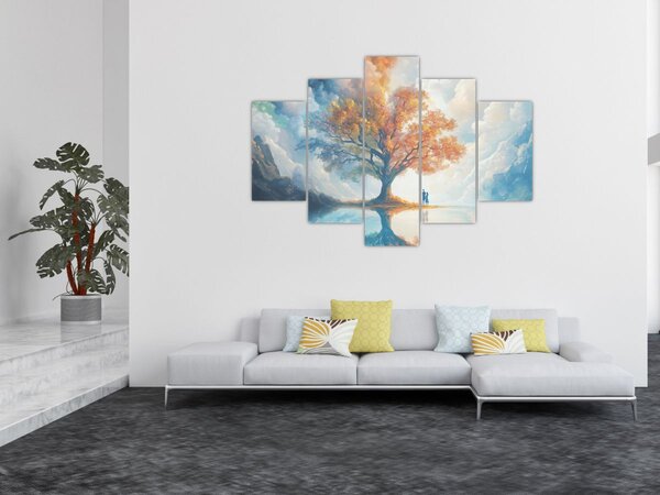 Slika – Drvo života i ljubavi (150x105 cm)