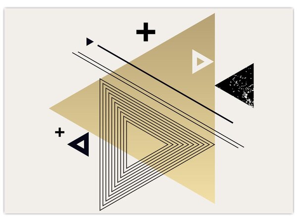 Slika - Geometrijski oblici N⁰4 (70x50 cm)