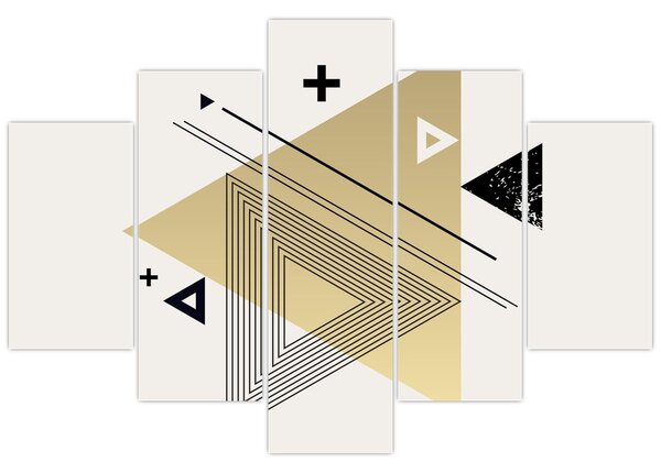 Slika - Geometrijski oblici N⁰4 (150x105 cm)