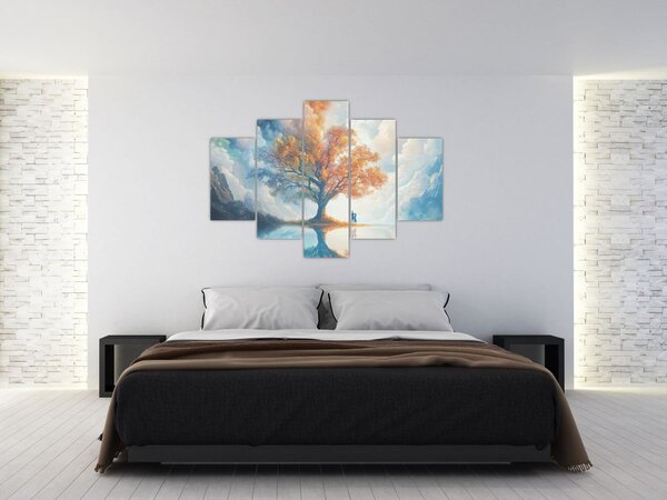 Slika – Drvo života i ljubavi (150x105 cm)