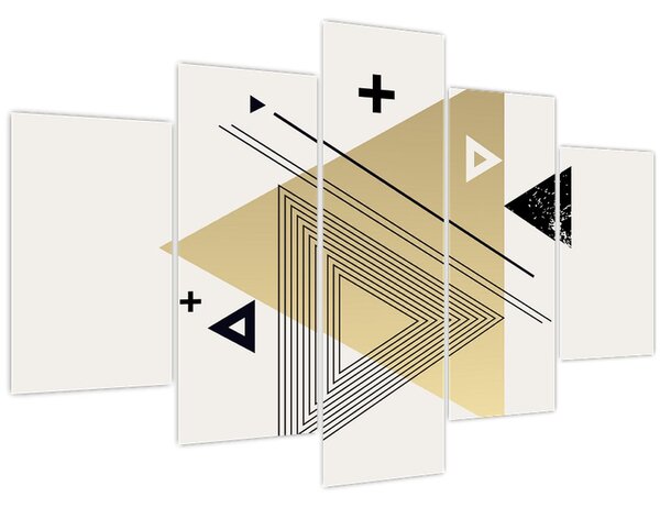 Slika - Geometrijski oblici N⁰4 (150x105 cm)
