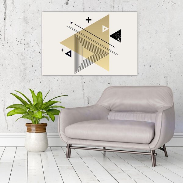Slika - Geometrijski oblici N⁰4 (90x60 cm)