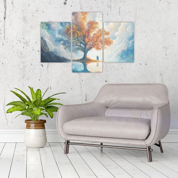 Slika – Drvo života i ljubavi (90x60 cm)