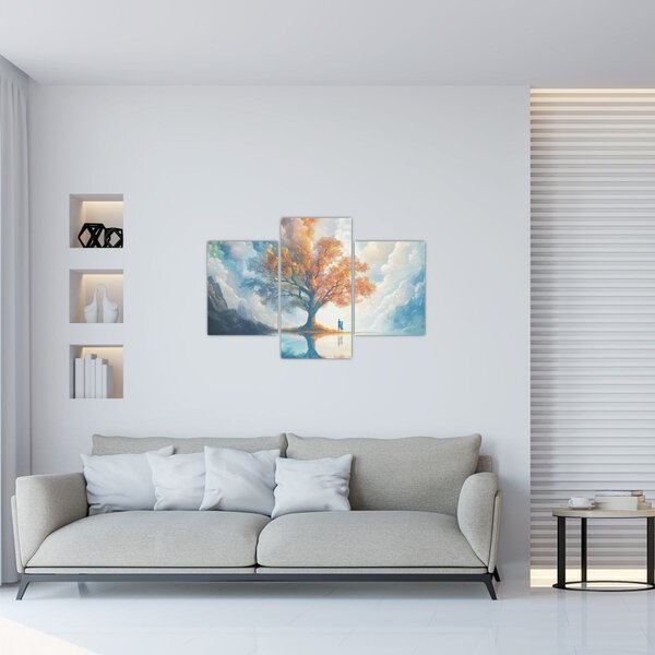 Slika – Drvo života i ljubavi (90x60 cm)