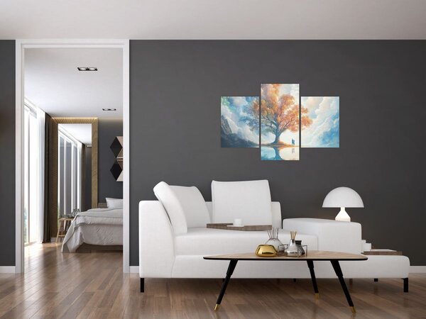 Slika – Drvo života i ljubavi (90x60 cm)