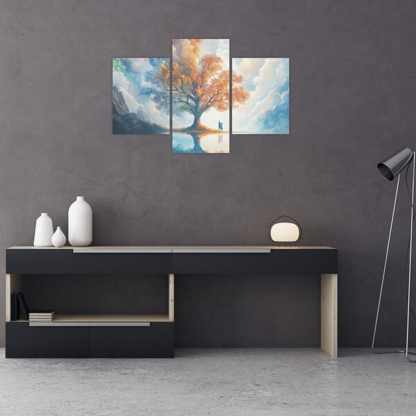 Slika – Drvo života i ljubavi (90x60 cm)