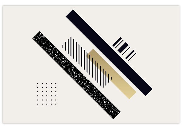 Slika - Geometrijski oblici N⁰5 (90x60 cm)