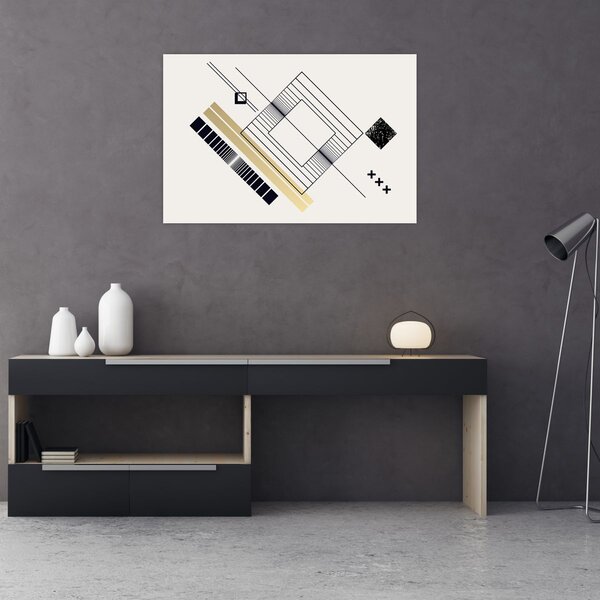 Slika - Geometrijski oblici N⁰6 (90x60 cm)