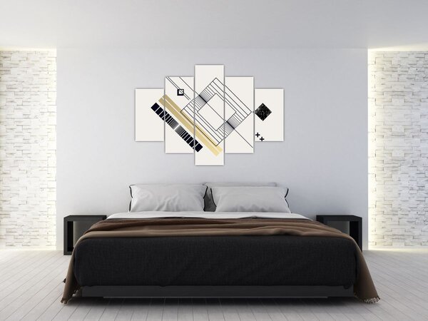 Slika - Geometrijski oblici N⁰6 (150x105 cm)