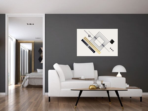 Slika - Geometrijski oblici N⁰6 (90x60 cm)