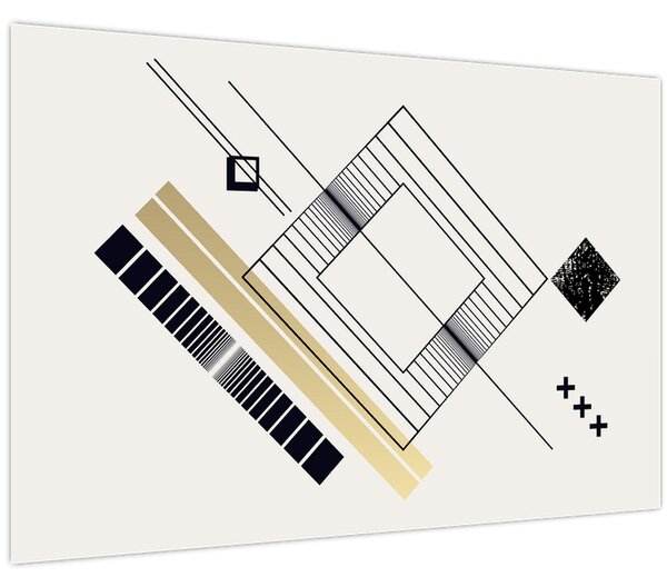 Slika - Geometrijski oblici N⁰6 (90x60 cm)