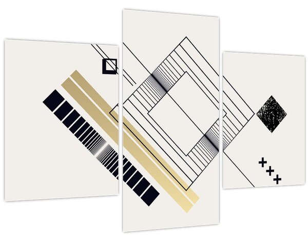 Slika - Geometrijski oblici N⁰6 (90x60 cm)