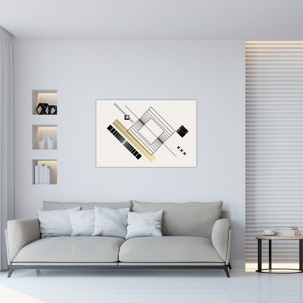 Slika - Geometrijski oblici N⁰6 (90x60 cm)