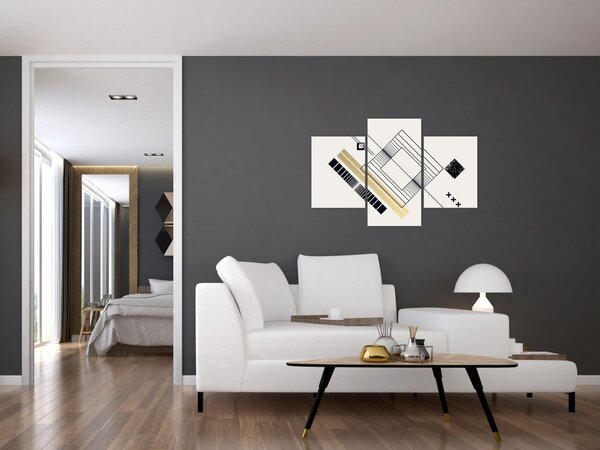 Slika - Geometrijski oblici N⁰6 (90x60 cm)