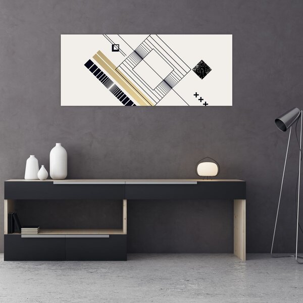 Slika - Geometrijski oblici N⁰6 (120x50 cm)